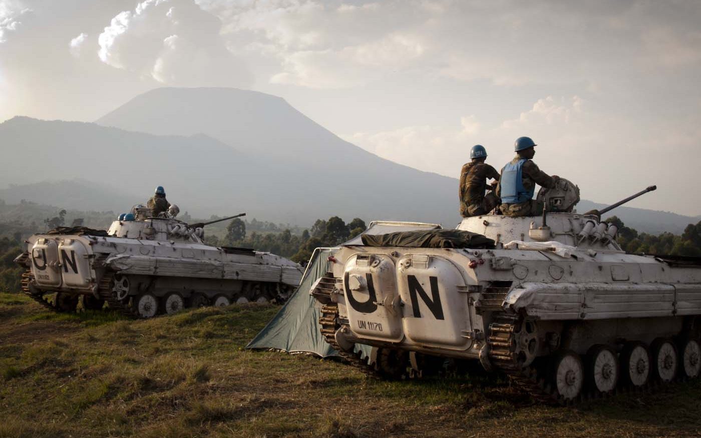 Indian soldiers of the United Nations mi