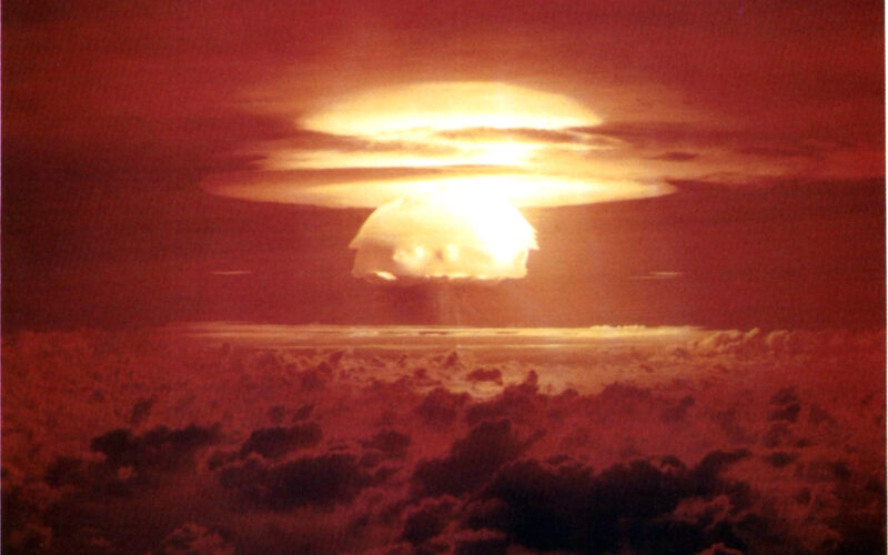 nuclear explosion test