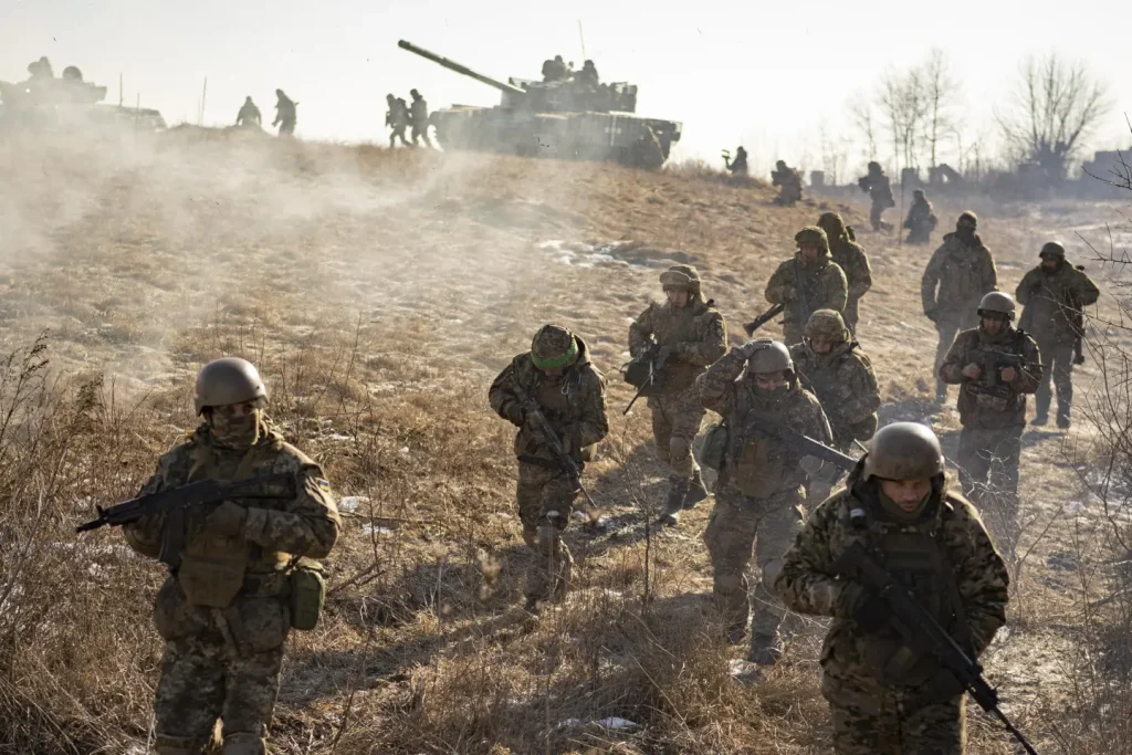 ukrainian 3rd tank brigade on the eastern edge of Kharkiv