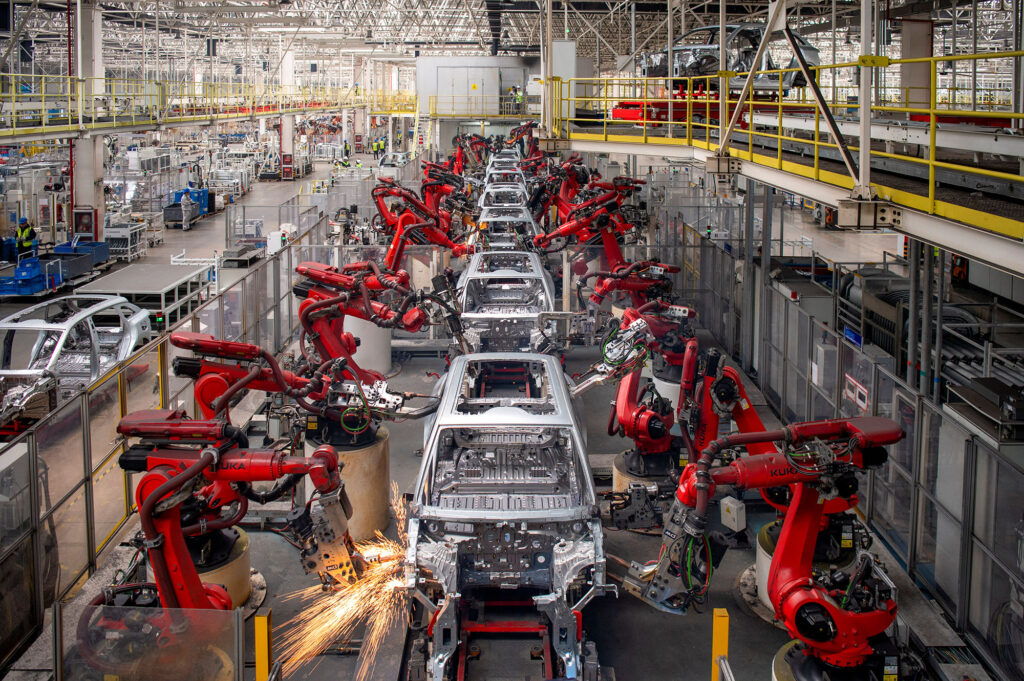 Leapmotor's EV production line in Jinhua