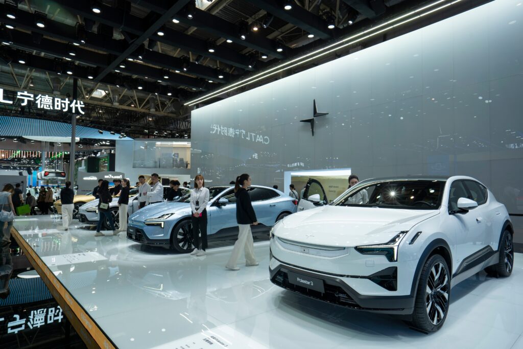 Beijing,,China,-,Apr,30,,2024:,Polestar,3,Electric,Suv