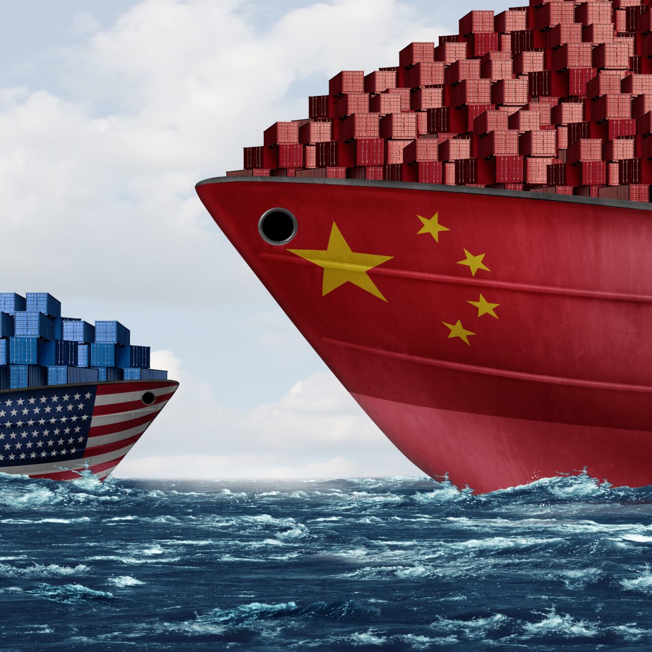 China,United,States,Trade,Deficit,As,A,World,Economics,Financial